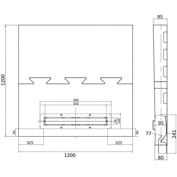 Душевой трап с поддоном Pestan (BETTOSERB) Confluo Frameless Line 55 см 40007822SS, хром матовый (под плитку) фото 11