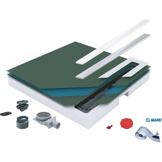 Душевой трап с поддоном Pestan (BETTOSERB) Confluo Frameless Line 55 см 40007822BG, черный глянец/хром матовый фото 3