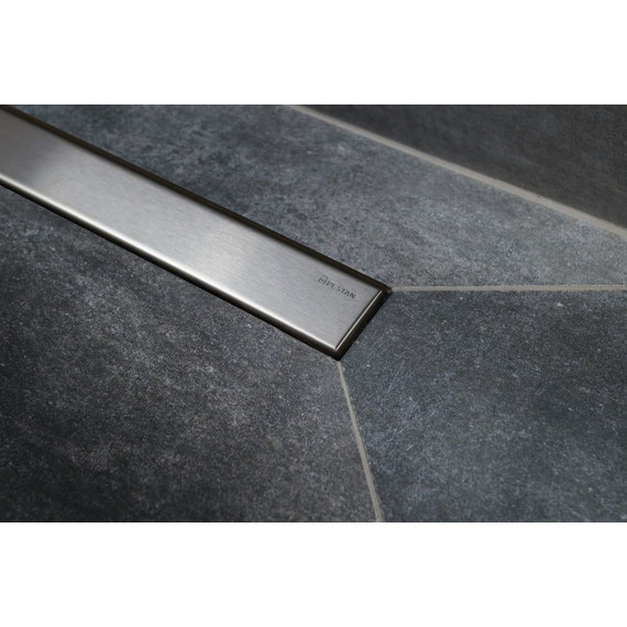 Душевой трап с поддоном Pestan (BETTOSERB) Confluo Frameless Line 55 см 40007821BG, черный глянец/хром матовый фото 6