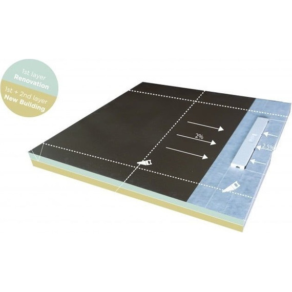 Душевой трап с поддоном Pestan (BETTOSERB) Confluo Frameless Line 55 см 40007821BG, черный глянец/хром матовый фото 7