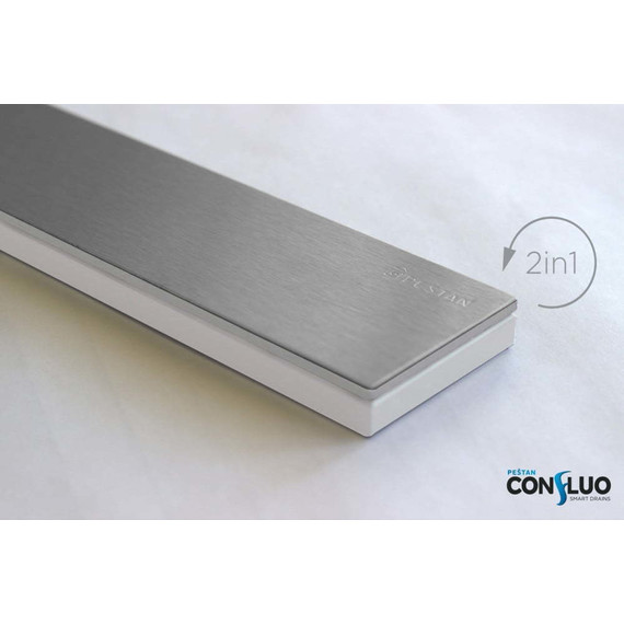 Трап Pestan (BETTOSERB) Confluo Frameless Line White Glass 55 см 13701212, хром матовый/белый, Цвет производителя: белый, хром матовый, Размер трапа: 550 - 6 Трап Pestan (BETTOSERB) Confluo Frameless Line White Glass 55 см 13701212, хром матовый/белый, Цвет производителя: белый, хром матовый, Размер трапа: 550 фото 6