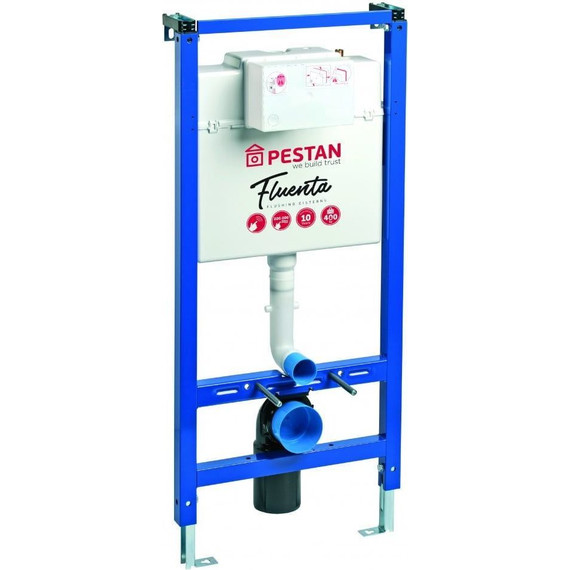 Инсталляция для унитаза Pestan Fluenta SET40006356DW (кнопка Diamond белая) - 4 Инсталляция для унитаза Pestan Fluenta SET40006356DW (кнопка Diamond белая) фото 4