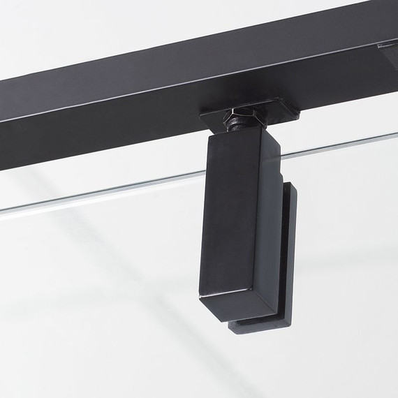 Душевое ограждение WasserKraft Elbe 120x80 см 74P06, черный/прозрачное фото 5