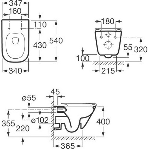 Инсталляция с подвесным унитазом комплект: Grohe Rapid SL 38772001 с подвесным унитазом Roca Gap Clean Rim 34647L000 сиденье микролифт, крепление, кнопка смыва хром фото 13
