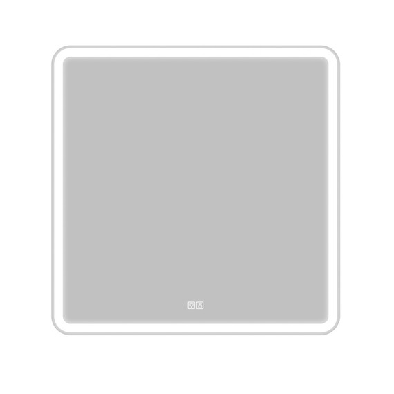 Зеркало BelBagno 80x80 см SPC-MAR-800-800-LED-TCH-WARM фото 