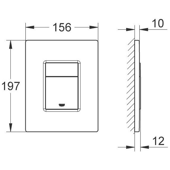Инсталляция с подвесным унитазом комплект: Grohe Rapid SL 38772001 с подвесным унитазом Roca Gap Clean Rim 34647L000 сиденье микролифт, крепление, кнопка смыва хром фото 12