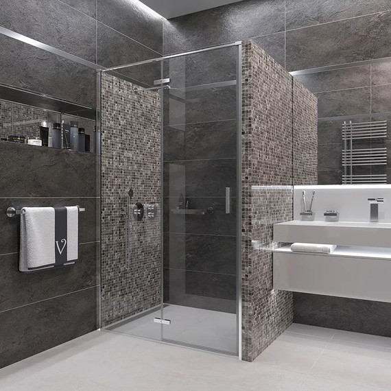 Душевая дверь Veconi Vianno 100 см VN73-100-01-C4, хром/прозрачное фото 3