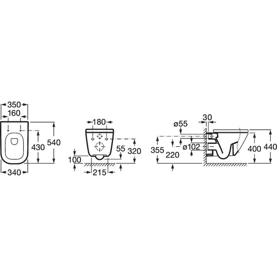 Инсталляция с подвесным унитазом комплект: Grohe Rapid SL 38772001 с подвесным унитазом Roca Gap 346477000 сиденье микролифт, крепление, кнопка смыва хром фото 8