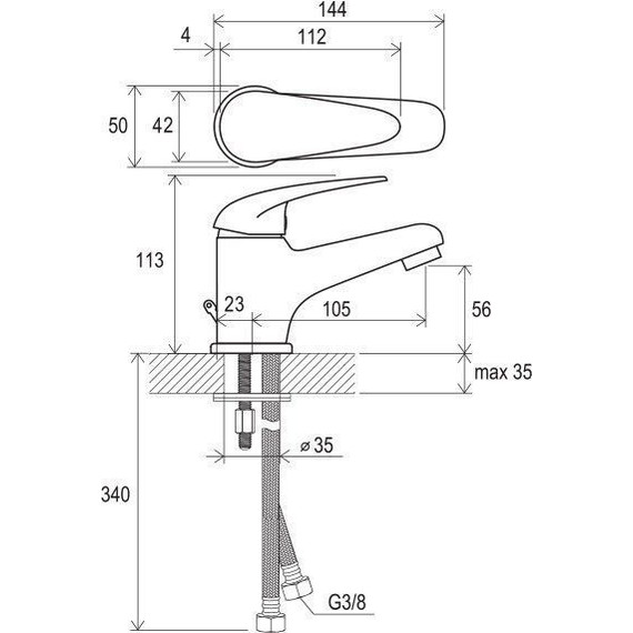 Набор смесителей 3 в 1 для душа Ravak Set Suzan D 70508019 фото 13