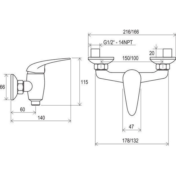 Набор смесителей 3 в 1 для душа Ravak Set Suzan D 70508019 фото 14