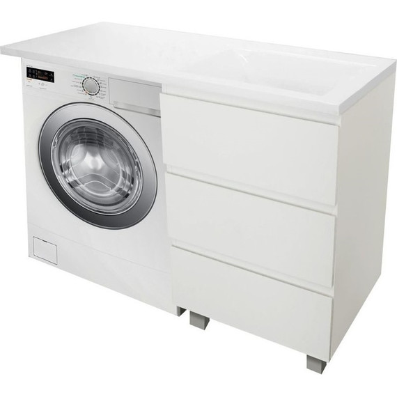 Тумба напольная с раковиной-столешницей Эстет Dallas Luxe 105 см (3 ящика) R ФР-00009669 фото 4