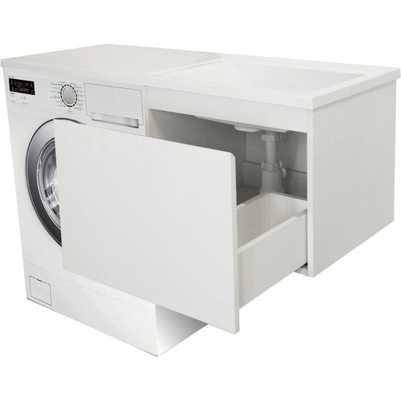 Тумба подвесная с раковиной-столешницей Эстет Dallas Luxe 105 см (1 ящик) R ФР-00009674 фото 3