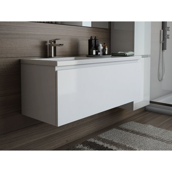 Тумба подвесная с раковиной-столешницей Эстет Dallas Luxe 105 см (1 длинный ящик) L ФР-00009678 - 6 Тумба подвесная с раковиной-столешницей Эстет Dallas Luxe 105 см (1 длинный ящик) L ФР-00009678 фото 6