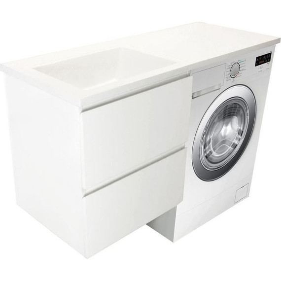 Тумба подвесная с раковиной-столешницей Эстет Dallas Luxe 150 см (2 ящика) L ФР-00009685 фото 2