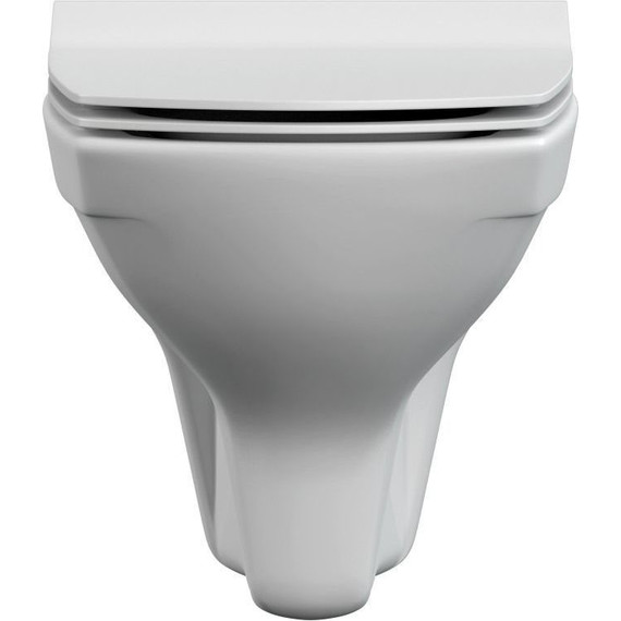 Унитаз подвесной Cersanit Carina Xl Clean On Dpl Eo Slim MZ-CARINA-XL-COn-S-DL-E с крышкой микролифт - 2 Унитаз подвесной Cersanit Carina Xl Clean On Dpl Eo Slim MZ-CARINA-XL-COn-S-DL-E с крышкой микролифт фото 2