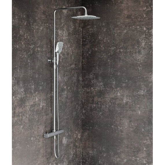 Душевая стойка с термостатом Ravak 10° TD F 091.00/150 X070141 - 4 Душевая стойка с термостатом Ravak 10° TD F 091.00/150 X070141 фото 4