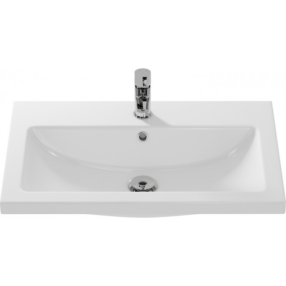 Тумба подвесная с раковиной Cersanit Lara 70 см 64136, орех - 12 Тумба подвесная с раковиной Cersanit Lara 70 см 64136, орех фото 12