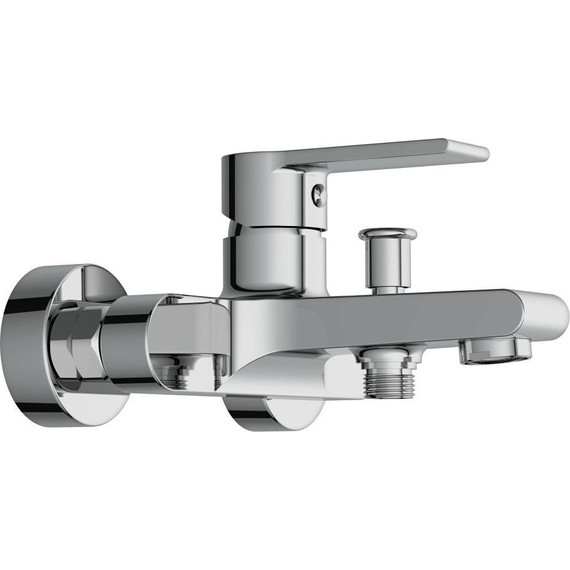 Смеситель для ванны Cersanit Brasko А63021, Цвет производителя: хром - 7 Смеситель для ванны Cersanit Brasko А63021, Цвет производителя: хром фото 7