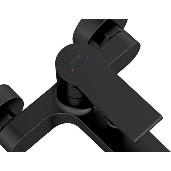 Смеситель для ванны Cersanit Brasko Black А63108, черный, Цвет производителя: чёрный - 6 Смеситель для ванны Cersanit Brasko Black А63108, черный, Цвет производителя: чёрный фото 6