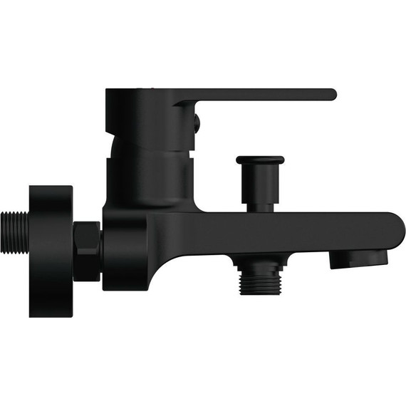 Смеситель для ванны Cersanit Brasko Black А63108, черный, Цвет производителя: чёрный - 11 Смеситель для ванны Cersanit Brasko Black А63108, черный, Цвет производителя: чёрный фото 11