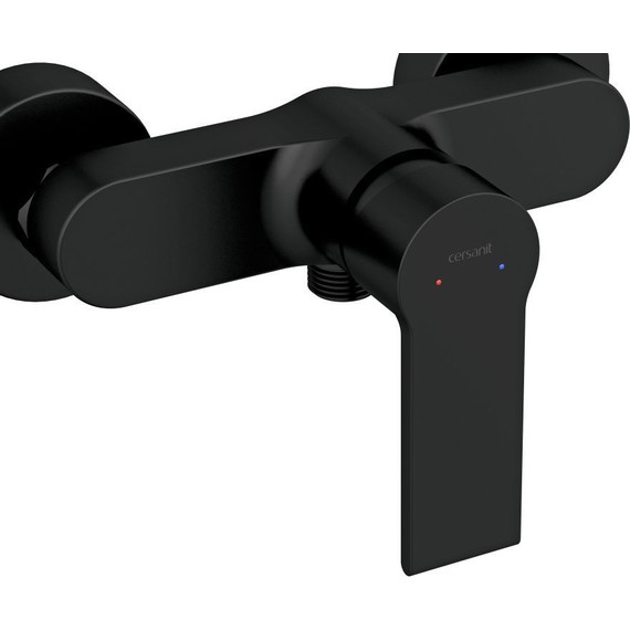 Смеситель для душа Cersanit Brasko Black А63109, черный, Цвет производителя: чёрный фото 5
