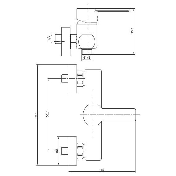 Смеситель для душа Cersanit Smart А63049 фото 10