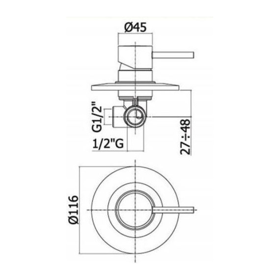 Смеситель для душа Paffoni Light LIG011BO, белый матовый фото 2