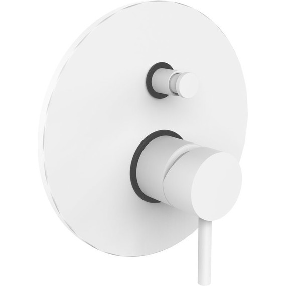 Смеситель для душа Paffoni Light LIG015BO, белый матовый фото 