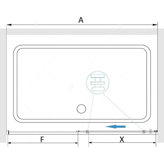 Душевая дверь RGW SV-13 140 см 06321314-11, хром/прозрачное - 3 Душевая дверь RGW SV-13 140 см 06321314-11, хром/прозрачное фото 3