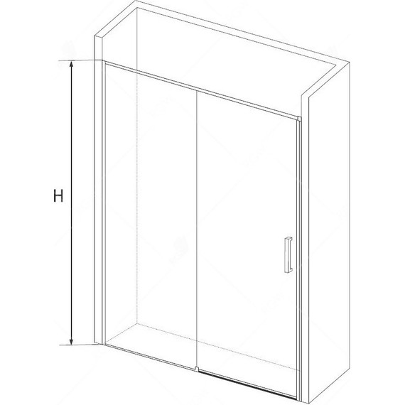 Душевая дверь RGW SV-13 140 см 06321314-11, хром/прозрачное - 4 Душевая дверь RGW SV-13 140 см 06321314-11, хром/прозрачное фото 4