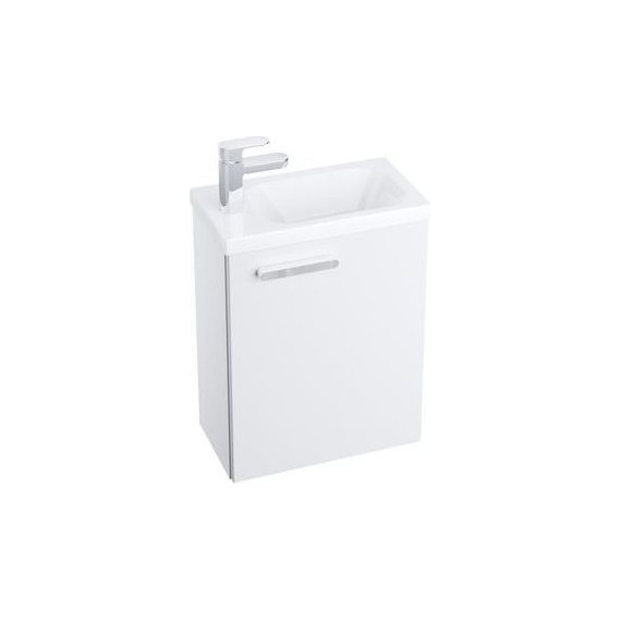 Тумба подвесная с раковиной Ravak Chrome SDU 40 см L X000000538, белый фото 
