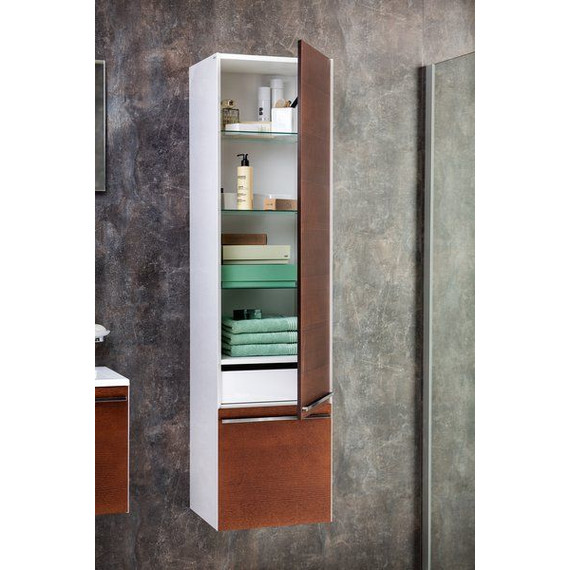 Пенал подвесной Ravak Clear SB 40 см L вишня фото 4