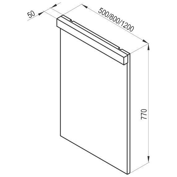 Зеркало Ravak Natural 120 см X000001058, белый - 6 Зеркало Ravak Natural 120 см X000001058, белый фото 6