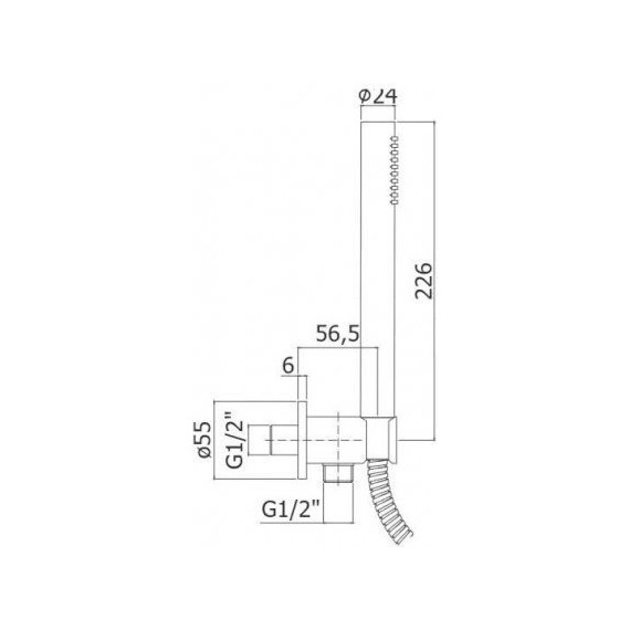 Душевой гарнитур Paffoni Master ZDUP094HGSP, золото медовое бращированное фото 2