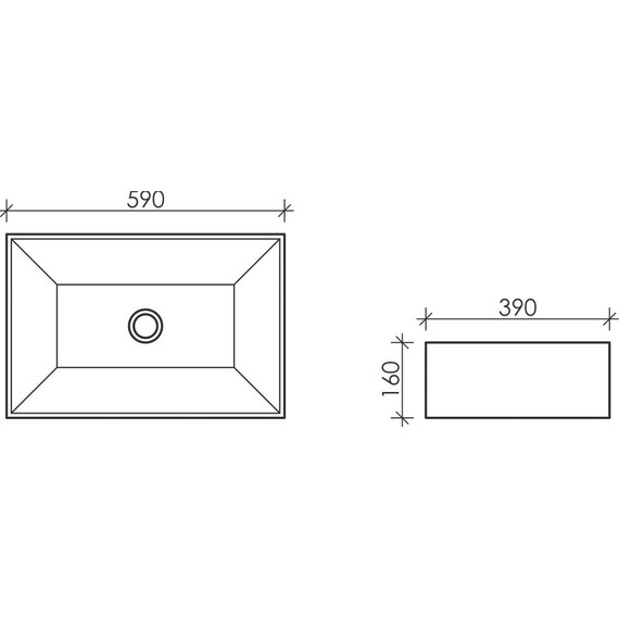Раковина-чаша ceramicanova Element 59 см CN5013 фото 8