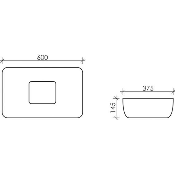 Раковина-чаша ceramicanova Element 60 см CN5021 - 2 Раковина-чаша ceramicanova Element 60 см CN5021 фото 2