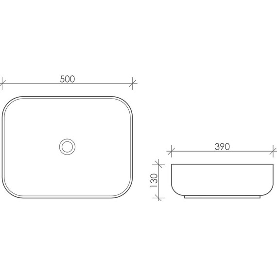 Раковина-чаша ceramicanova Element 50 см CN6011 - 7 Раковина-чаша ceramicanova Element 50 см CN6011 фото 7