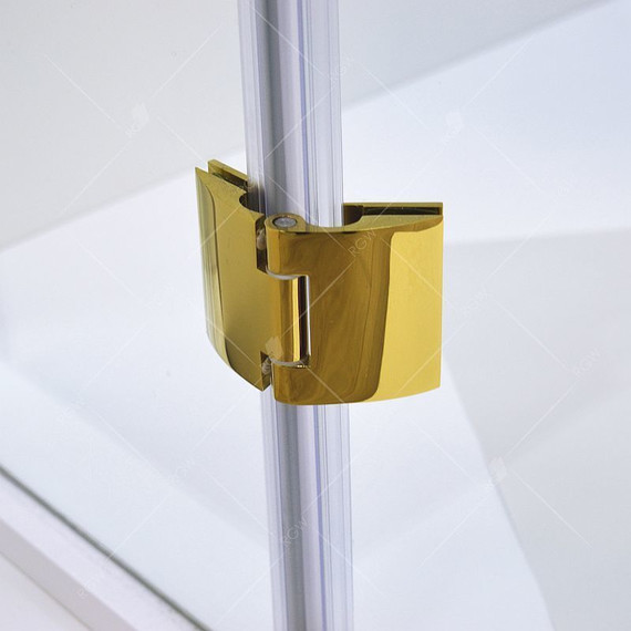 Душевое ограждение RGW VI-81 100х100 см 02048100-18 (стекло 8 мм), белый/золото/прозрачное фото 3