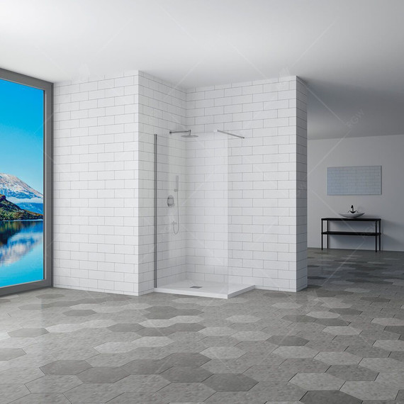 Душевая перегородка RGW WA-01 140х195 см 03100114-11 (стекло 10 мм) с кронштейном в комплекте, хром/прозрачное - 3 Душевая перегородка RGW WA-01 140х195 см 03100114-11 (стекло 10 мм) с кронштейном в комплекте, хром/прозрачное фото 3