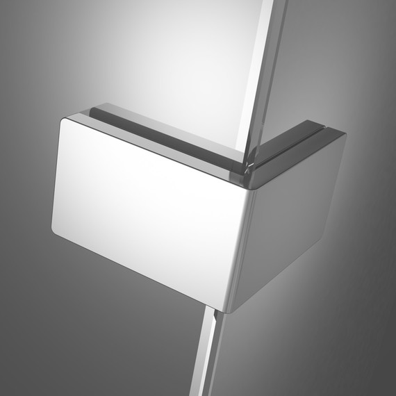 Душевое ограждение Radaway Euphoria Walk-in VI 90x90 см (стекло 8 мм), хром/прозрачное фото 4