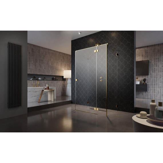 Душевое ограждение Radaway Essenza Pro Gold KDJ+S 120x100 см R, золото/прозрачное фото 2