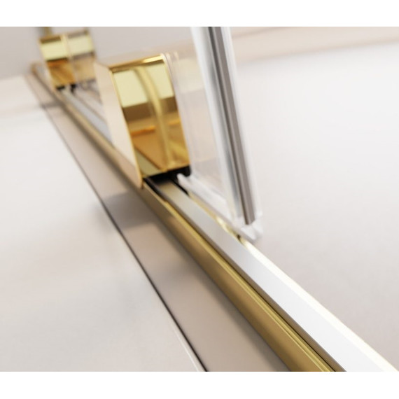 Душевая дверь Radaway Furo Gold DWJ 110 см 10107572-09-01R (стекло 8 мм), золото/прозрачное фото 6