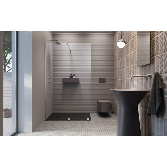 Душевая перегородка Radaway Furo Walk-in 120x200 см 10106638-01-01L (стекло 8 мм), хром/прозрачное фото 2