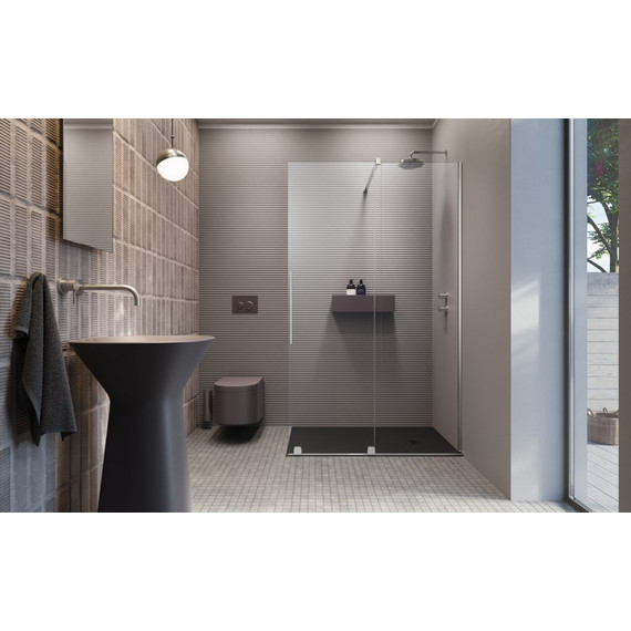 Душевая перегородка Radaway Furo Walk-in 160x200 см 10106838-01-01R (стекло 8 мм), хром/прозрачное фото 2