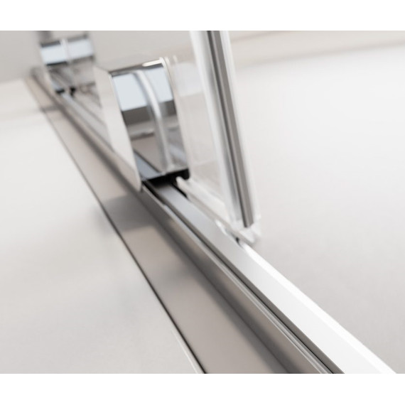 Душевая перегородка Radaway Furo Walk-in 100x200 см 10106538-01-01R (стекло 8 мм), хром/прозрачное фото 6