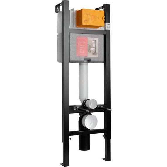 Инсталляция с подвесным безободковым унитазом Jacob Delafon Elite E21755RU-00 - 8 Инсталляция с подвесным безободковым унитазом Jacob Delafon Elite E21755RU-00 фото 8