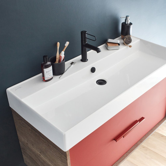 Раковина подвесная Jacob Delafon Vivienne 101 см EXBJ112-00 фото 4