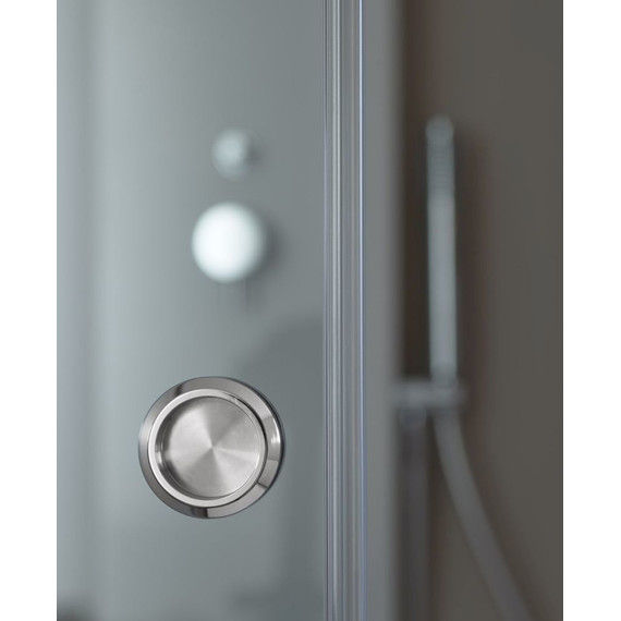 Душевое ограждение Kolpa-San Dorsa TK 120x80 см (стекло 8 мм), хром/прозрачное фото 3