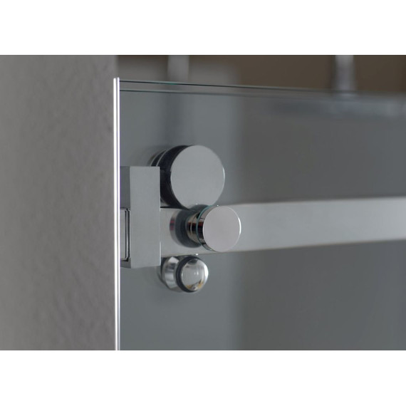 Душевое ограждение Kolpa-San Dorsa TK 140x90 см (стекло 8 мм), хром/прозрачное фото 4