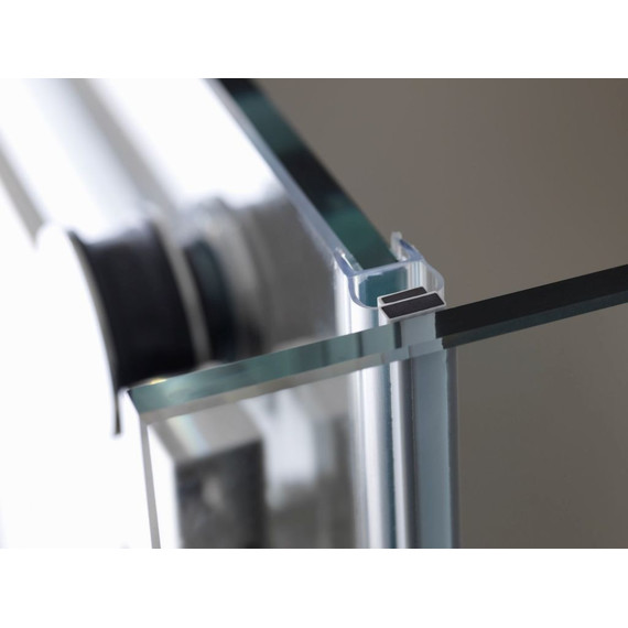 Душевое ограждение Kolpa-San Dorsa TK 140x90 см (стекло 8 мм), хром/прозрачное фото 6